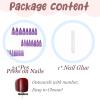 imageBABALAL Stiletto Press on Nails Long Fake Nails Pink Orange French Glue on Nails 3D Gold Chrome Texture Design Y2k Acrylic Nails 24Pcs Almond Stick on Nails Handmade Ombre False Nails SummerANL04