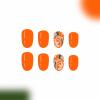 imageYellow Press on Nails Short Square Fake Nails Glue on Flower Summer Acrylic Nails 24Pcs BABALAL Glossy Manicure Stick on Nails Supplies Thick Squoval Artificial Nails Art Diy Nails for Women GirlsBNA104