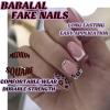 imageYellow Press on Nails Short Square Fake Nails Glue on Flower Summer Acrylic Nails 24Pcs BABALAL Glossy Manicure Stick on Nails Supplies Thick Squoval Artificial Nails Art Diy Nails for Women GirlsBNA119
