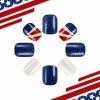imageYellow Press on Nails Short Square Fake Nails Glue on Flower Summer Acrylic Nails 24Pcs BABALAL Glossy Manicure Stick on Nails Supplies Thick Squoval Artificial Nails Art Diy Nails for Women GirlsBNA115