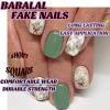imageYellow Press on Nails Short Square Fake Nails Glue on Flower Summer Acrylic Nails 24Pcs BABALAL Glossy Manicure Stick on Nails Supplies Thick Squoval Artificial Nails Art Diy Nails for Women GirlsBNA111
