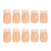 imageYellow Press on Nails Short Square Fake Nails Glue on Flower Summer Acrylic Nails 24Pcs BABALAL Glossy Manicure Stick on Nails Supplies Thick Squoval Artificial Nails Art Diy Nails for Women GirlsBNA101white