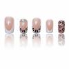 imageYellow Press on Nails Short Square Fake Nails Glue on Flower Summer Acrylic Nails 24Pcs BABALAL Glossy Manicure Stick on Nails Supplies Thick Squoval Artificial Nails Art Diy Nails for Women GirlsBNA119