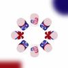 imageYellow Press on Nails Short Square Fake Nails Glue on Flower Summer Acrylic Nails 24Pcs BABALAL Glossy Manicure Stick on Nails Supplies Thick Squoval Artificial Nails Art Diy Nails for Women GirlsBNA107