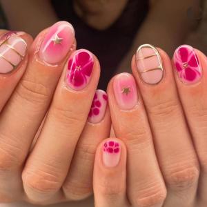 imageYellow Press on Nails Short Square Fake Nails Glue on Flower Summer Acrylic Nails 24Pcs BABALAL Glossy Manicure Stick on Nails Supplies Thick Squoval Artificial Nails Art Diy Nails for Women GirlsBNA102
