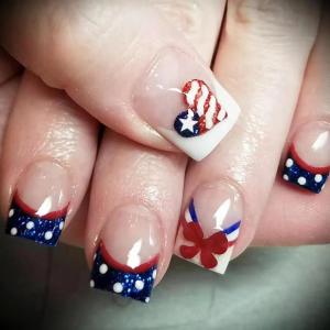 imageYellow Press on Nails Short Square Fake Nails Glue on Flower Summer Acrylic Nails 24Pcs BABALAL Glossy Manicure Stick on Nails Supplies Thick Squoval Artificial Nails Art Diy Nails for Women GirlsBNA107
