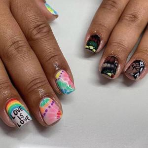 imageYellow Press on Nails Short Square Fake Nails Glue on Flower Summer Acrylic Nails 24Pcs BABALAL Glossy Manicure Stick on Nails Supplies Thick Squoval Artificial Nails Art Diy Nails for Women GirlsBNA113