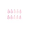 imageBABALAL Coffin Press on Nails Medium Fake Nails Orange Pink French Tip Glue on Nails 3d Texture Flower Design Acrylic Nails 24Pcs Ballerina Summer False Nails Manicure Stick on Nails SuppliesNt03pink