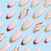 imageBABALAL Coffin Press on Nails Medium Fake Nails Orange Pink French Tip Glue on Nails 3d Texture Flower Design Acrylic Nails 24Pcs Ballerina Summer False Nails Manicure Stick on Nails SuppliesNT0108