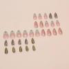 imageBABALAL Coffin Press on Nails Medium Fake Nails Orange Pink French Tip Glue on Nails 3d Texture Flower Design Acrylic Nails 24Pcs Ballerina Summer False Nails Manicure Stick on Nails SuppliesNT0101