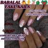 imageBABALAL Coffin Press on Nails Medium Fake Nails Orange Pink French Tip Glue on Nails 3d Texture Flower Design Acrylic Nails 24Pcs Ballerina Summer False Nails Manicure Stick on Nails SuppliesNT0107