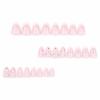 imageBABALAL Coffin Press on Nails Medium Fake Nails Orange Pink French Tip Glue on Nails 3d Texture Flower Design Acrylic Nails 24Pcs Ballerina Summer False Nails Manicure Stick on Nails SuppliesNT0107