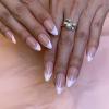 imageBABALAL Coffin Press on Nails Medium Fake Nails Orange Pink French Tip Glue on Nails 3d Texture Flower Design Acrylic Nails 24Pcs Ballerina Summer False Nails Manicure Stick on Nails SuppliesNt15white