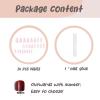 imageBABALAL Coffin Press on Nails Medium Fake Nails Orange Pink French Tip Glue on Nails 3d Texture Flower Design Acrylic Nails 24Pcs Ballerina Summer False Nails Manicure Stick on Nails SuppliesNt03pink