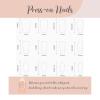imageBABALAL Coffin Press on Nails Medium Fake Nails Orange Pink French Tip Glue on Nails 3d Texture Flower Design Acrylic Nails 24Pcs Ballerina Summer False Nails Manicure Stick on Nails SuppliesNT0114