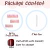 imageBABALAL French Tip Press on Nails Long Square Fake Nails Green Glue on Nails Golden Chrome Design 3d Butterfly Charm Acrylic Nails 24Pcs Squoval Manicure False NailsFNT03pink