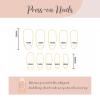 imageBABALAL Long Nails Press on Square Fake Nails Mint Green Summer Glue ons Nails French Tip Luxury Butterfly Flower Charm Design Acrylic Nails 24Pcs Squoval Full Cover Coquette False NailsANc106