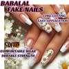 imageBABALAL Press on Nails Long Coffin Fake Nails Yellow Full Cover Acrylic Nails with Bumblebee Flower Designs Stick on Nails Reusable Summer False Nails Supplies Flower Glue on Ballerina Nails for WomenANZ103