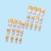 imageBABALAL Press on Nails Long Coffin Fake Nails Yellow Full Cover Acrylic Nails with Bumblebee Flower Designs Stick on Nails Reusable Summer False Nails Supplies Flower Glue on Ballerina Nails for WomenANZ108gold