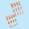 imageBABALAL Press on Nails Long Coffin Fake Nails Yellow Full Cover Acrylic Nails with Bumblebee Flower Designs Stick on Nails Reusable Summer False Nails Supplies Flower Glue on Ballerina Nails for WomenANZ121