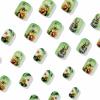 imageBABALAL Press on Nails Long Coffin Fake Nails Yellow Full Cover Acrylic Nails with Bumblebee Flower Designs Stick on Nails Reusable Summer False Nails Supplies Flower Glue on Ballerina Nails for WomenANZ102