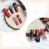 imageBABALAL Press on Nails Long Square Fake Nails Rainbow French Tip Glue on Nails 3D Bear Soft Candy Charm Acrylic Nails Heart False Nails 24Pcs Squoval Cute Summer Manicure Stick on NailsANV02