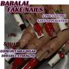 imageBABALAL Press on Nails Long Square Fake Nails Rainbow French Tip Glue on Nails 3D Bear Soft Candy Charm Acrylic Nails Heart False Nails 24Pcs Squoval Cute Summer Manicure Stick on NailsANV22