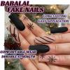 imageBABALAL Press on Nails Long Square Fake Nails Rainbow French Tip Glue on Nails 3D Bear Soft Candy Charm Acrylic Nails Heart False Nails 24Pcs Squoval Cute Summer Manicure Stick on NailsANV12