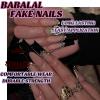 imageBABALAL Press on Nails Long Square Fake Nails Rainbow French Tip Glue on Nails 3D Bear Soft Candy Charm Acrylic Nails Heart False Nails 24Pcs Squoval Cute Summer Manicure Stick on NailsANV07