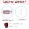 imageBABALAL Press on Nails Long Square Fake Nails Rainbow French Tip Glue on Nails 3D Bear Soft Candy Charm Acrylic Nails Heart False Nails 24Pcs Squoval Cute Summer Manicure Stick on NailsANV09