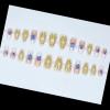 imageBABALAL Press on Nails Medium Almond Fake Nails Beach Glue on Nails Blue Pink Flower Acrylic Nails 3D Texture False Nails Summer False Nails 30Pcs Custom Stiletto Handmade Diy Nails for Women GirlsBNH06