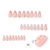 imageBABALAL Press on Nails Medium Almond Fake Nails Beach Glue on Nails Blue Pink Flower Acrylic Nails 3D Texture False Nails Summer False Nails 30Pcs Custom Stiletto Handmade Diy Nails for Women GirlsBNH23