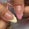 imageBABALAL Press on Nails Medium Almond Fake Nails Beach Glue on Nails Blue Pink Flower Acrylic Nails 3D Texture False Nails Summer False Nails 30Pcs Custom Stiletto Handmade Diy Nails for Women GirlsBNH07