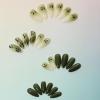 imageBABALAL Press on Nails Medium Almond Fake Nails Blue Glue on Nails Floral Spring Acrylic nails 24pcs Stiletto False Nails Glossy Manicure Stick on Nails Supplies Art Nails for Women and GirlsANY120
