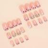 imageBABALAL Press on Nails Medium Almond Fake Nails Blue Glue on Nails Floral Spring Acrylic nails 24pcs Stiletto False Nails Glossy Manicure Stick on Nails Supplies Art Nails for Women and GirlsANY105bow