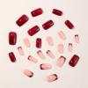 imageBABALAL Press on Nails Medium Almond Fake Nails Blue Glue on Nails Floral Spring Acrylic nails 24pcs Stiletto False Nails Glossy Manicure Stick on Nails Supplies Art Nails for Women and GirlsANY113