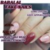 imageBABALAL Press on Nails Medium Almond Fake Nails Blue Glue on Nails Floral Spring Acrylic nails 24pcs Stiletto False Nails Glossy Manicure Stick on Nails Supplies Art Nails for Women and GirlsANY113
