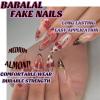 imageBABALAL Press on Nails Medium Almond Fake Nails Blue Glue on Nails Floral Spring Acrylic nails 24pcs Stiletto False Nails Glossy Manicure Stick on Nails Supplies Art Nails for Women and GirlsANY101