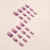 imageBABALAL Press on Nails Medium Almond Fake Nails Blue Glue on Nails Floral Spring Acrylic nails 24pcs Stiletto False Nails Glossy Manicure Stick on Nails Supplies Art Nails for Women and GirlsANY106