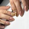imageBABALAL Press on Nails Medium Almond Fake Nails Pink Yellow French Tip Glue on 3d Texture Orange Lemon Acrylic Nails Cute False Nails Summer Spring Nail Supplies Handmade Stiletto Artificial NailANX02