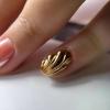 imageBABALAL Press on Nails Medium Almond Fake Nails Pink Yellow French Tip Glue on 3d Texture Orange Lemon Acrylic Nails Cute False Nails Summer Spring Nail Supplies Handmade Stiletto Artificial NailANX02