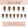 imageBABALAL Press on Nails Medium Almond Fake Nails Pink Yellow French Tip Glue on 3d Texture Orange Lemon Acrylic Nails Cute False Nails Summer Spring Nail Supplies Handmade Stiletto Artificial NailANX20