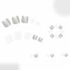 imageBABALAL Press on Toenails Short Pink Toenail Press Ons Square for Women French Tip Press on Toe Nails with Glue Bling Glitter Floral Heart Charm Fake Toenails Supplies 12 Sizes  24Pcs Toenails ArtANjzj219