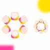 imageBABALAL Press on Toenails Short Pink Toenail Press Ons Square for Women French Tip Press on Toe Nails with Glue Bling Glitter Floral Heart Charm Fake Toenails Supplies 12 Sizes  24Pcs Toenails ArtANjzj218