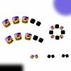 imageBABALAL Press on Toenails Short Pink Toenail Press Ons Square for Women French Tip Press on Toe Nails with Glue Bling Glitter Floral Heart Charm Fake Toenails Supplies 12 Sizes  24Pcs Toenails ArtANjzj207beach