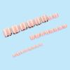 imageBABALAL Press on Toenails Short Pink Toenail Press Ons Square for Women French Tip Press on Toe Nails with Glue Bling Glitter Floral Heart Charm Fake Toenails Supplies 12 Sizes  24Pcs Toenails ArtANjzj201cow
