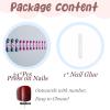 imageBABALAL Press on Toenails Short Pink Toenail Press Ons Square for Women French Tip Press on Toe Nails with Glue Bling Glitter Floral Heart Charm Fake Toenails Supplies 12 Sizes  24Pcs Toenails ArtANjzj214