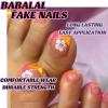 imageBABALAL Press on Toenails Short Pink Toenail Press Ons Square for Women French Tip Press on Toe Nails with Glue Bling Glitter Floral Heart Charm Fake Toenails Supplies 12 Sizes  24Pcs Toenails ArtANjzj218