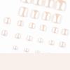 imageBABALAL Press on Toenails Short Pink Toenail Press Ons Square for Women French Tip Press on Toe Nails with Glue Bling Glitter Floral Heart Charm Fake Toenails Supplies 12 Sizes  24Pcs Toenails ArtANjzj205