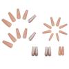 imageBABALAL Purple Press on Nails Long Square Fake Nails Butterfly Design Glue on Nails 3D Flower Charm Acrylic Nails 24Pcs Bling Squoval Luxury Full Cover False NailsCRJL02
